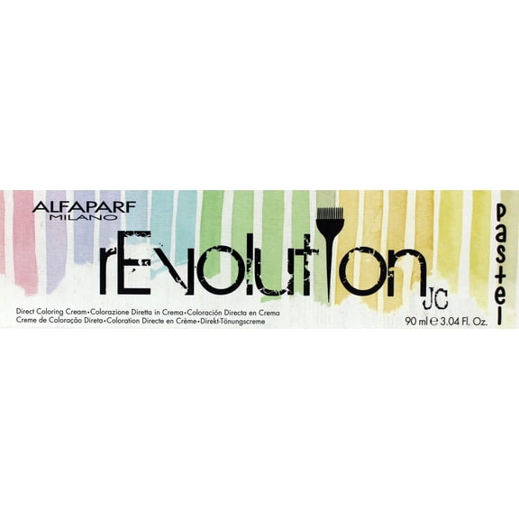 Alfaparf Revolution Pastel Direct Coloring Cream Pastel Orange 3.04 Ounce
