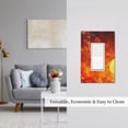 thumbnail image 5 of Fotbe Tennis Ball In Fire Print Duplex Receptacle Wall Plate, 1-Gang 5.0" x3.0" Wall Outlet Covers, Dual Outlet Faceplates Covers, Color-matched Screws Included-Style U, 5 of 6
