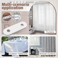 thumbnail image 4 of 10 Pcs Poids de Rideau Poids de Douche Plomb de Rideau Blanc en Fil de Plomb pour Rideaux, 4 of 4