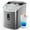 SLIM17-Stainless Steel, variant on Ice Maker Countertop, Silonn Chewable Pellet Ice Machine with Self-Cleanin Function, 33lbs/24H Portable Ice Makers for Home Kitchen Officce, Black