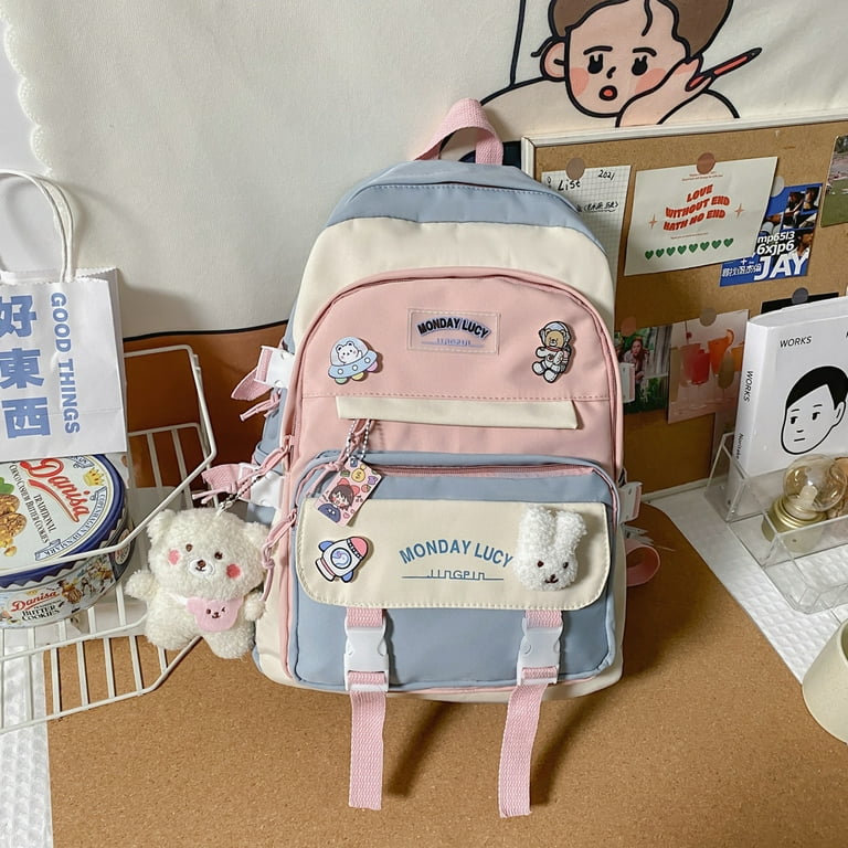 Kawaii Girls Backpack For School , Cute Aesthetic Kids Backpacks