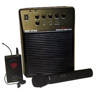 Nady WA-125U Single Channel UHF Wireless Portable Public Address System