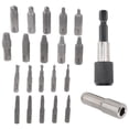 thumbnail image 5 of Damaged Screw Extractor Set,22 PCS Stripped Screw Extractor Kit, HSS Broken Screw Remover Set with Bit & Socket Adapter, 5 of 10