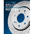 thumbnail image 4 of Detroit Axle - 13.78" inch Front Drilled and Slotted Disc Brake Rotors for 2010-2014 Ford F-150 Lobo [7 Lugs], 4 of 7