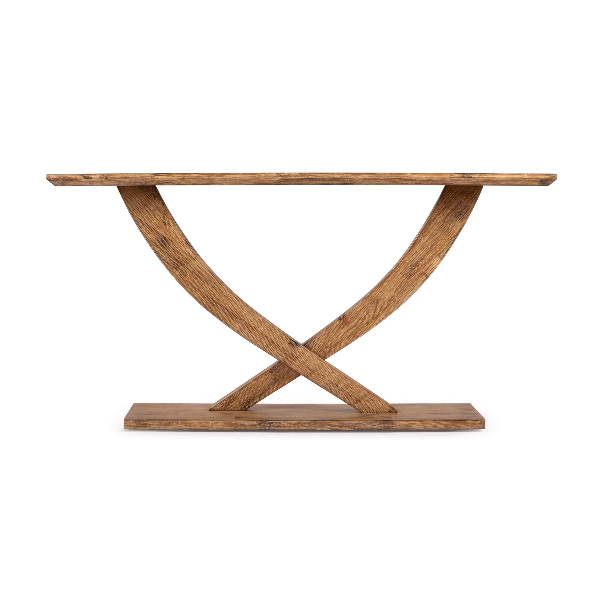 Rasmus Console Table - Barnwood Wire-Brush
