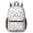 Floral Print Pattern, variant on Pioneer Flower Floral Print Pattern 17" School Backpacks for Teens,Waterproof Oxford Fabric,S-Shape Padded Straps for School,Travel,Hiking,Camping