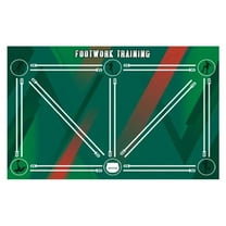 UYUH Agility Soccer Training Mat Non-Slip Football Footstep Mat for Strength & Coordination | Silent Equipment for All Ages, Indoor/Outdoor Home Gym Use