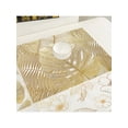 thumbnail image 5 of Solid Leaf Rectangle Cotton Tablecloth Square Soft Home Decor Coffee Table Cover, 5 of 6