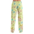 thumbnail image 6 of FrzhBrz Easter Comfy Pajama Pants Women Rabbit Graphic Pajama Pant Baggy Drawstring Pajama Bottoms Fun Easter Eggs Graphic Sleepwear Bottoms Lounge, 6 of 6