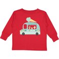 thumbnail image 3 of Inktastic Cute Ice Cream Truck Boys or Girls Long Sleeve Toddler T-Shirt, 3 of 5
