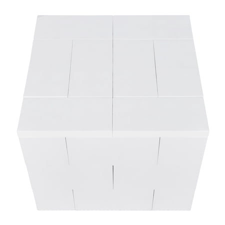 EverBlock Solid Square Table Kit | 24" x 24" x 24" | Giant Building Blocks | Easy to Connect & Reuse | Indoor & Outdoor Use | Build Displays & Structures | Black