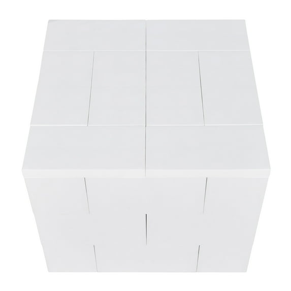 EverBlock Solid Square Table Kit | 24" x 24" x 24" | Giant Building Blocks | Easy to Connect & Reuse | Indoor & Outdoor Use | Build Displays & Structures | White