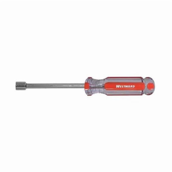 Westward Nut Driver,SAE,Solid Round,1/4" 401L20
