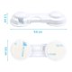 thumbnail image 2 of 10PCS-Blanco puro-Cerradura de seguridad para niños Ormromra YQ-0372, 2 of 6