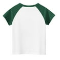 thumbnail image 3 of Lmnyox Kids Crew Neck T Shirt Color Block Dropped Shoulder Short Sleeve Tee Shirt Summer Basic Casual Tops, 3 of 7
