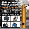 thumbnail image 3 of Oil 30Mpa Oil Water Separator Easy to Install Aluminum Air Compressor Pump High Pressure Filter, 3 of 7