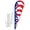 Multi-2, variant on American Glory Teardrop Feather Flag - Complete with 14ft Pole Set and Ground Spike