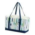 thumbnail image 2 of Bolsa de transporte, bolsa térmica, práctica, con asa, aislante, reutilizable, para comestibles. Verde, 2 of 9