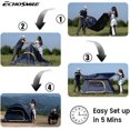 thumbnail image 3 of Portable Camping Tent for 2-4 People, Double-Layer Windproof and Waterproof, Quick Setup for Hiking, Backpacking, and Outdoor Adventures, Lightweight and Breathable with Mosquito Protection, 3 of 6