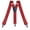 06 bright red, variant on Reinforced Metal Clip Suspenders for Men, Adjustable Y-Back Elastic Braces Designed for Demanding Work Trousers and Formal Wedding Wear 3.5*115CM