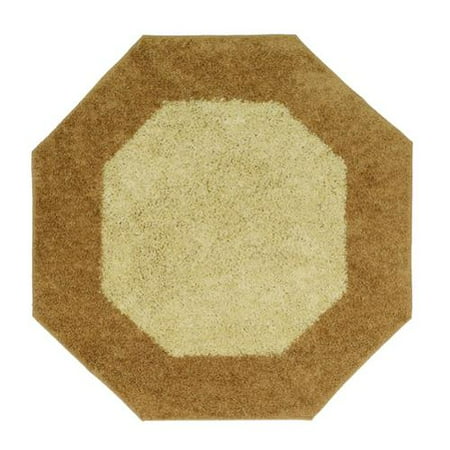 - Frisse Two-tone Octagon Shag Accent Rug (6'x6') - 6' x 6'