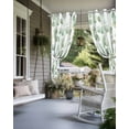 thumbnail image 4 of nqOlkjepod Outdoor Curtains for Patio Waterproof, Watercolor Eucalyptus Outdoor Privacy Panels Grommet, Botanical Elegant Leaves Blackout Outside Curtains for Porch/Cabana/Pergola 54"x95", 1 Panel, 4 of 8
