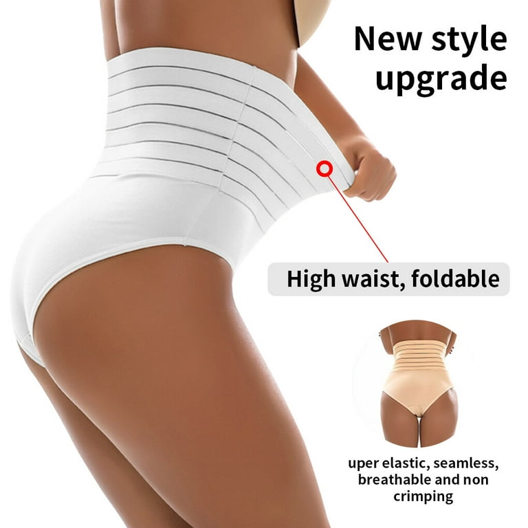 Women Underwear High Waist Cotton Panty Underwear Shapewear Breathable Girl  Lingerie Elastic 