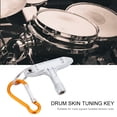 thumbnail image 2 of Drum Skin Tuning Key Square Socket with Carabiner Musical Instrument Accessory, 2 of 11