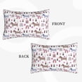 thumbnail image 2 of Rateoe Cute Dog Pattern Pillow Covers with Invisible Zipper(Pillows are not Included) Standard Pillowcases-16"x24", 2 of 6