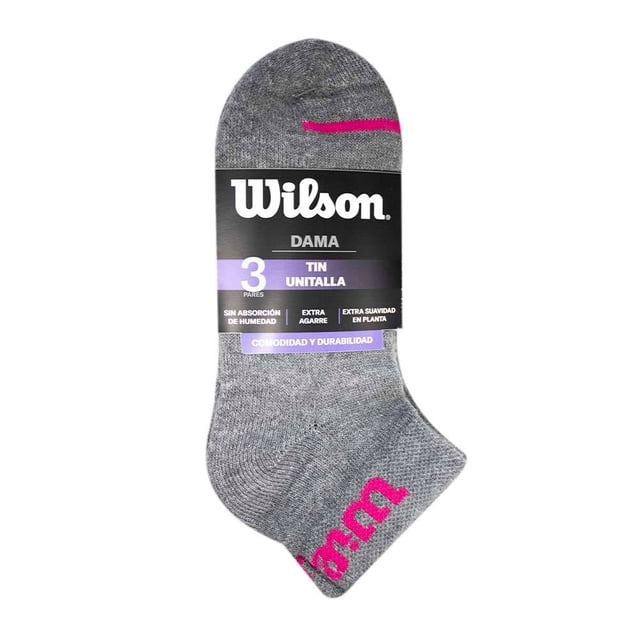 Tin Wilson para Mujer, Quarter Afelpado Liso Multicolor 3 Pares Unitalla