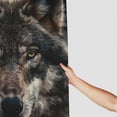 thumbnail image 3 of Orinice Wolf Full Moon Black Sky Bathroom Decor Set Polyester Shower Curtain with Hooks 60x72, 3 of 7