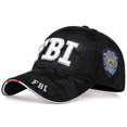 thumbnail image 2 of Venta De Liquidación, Nueva Moda, Gorra De Béisbol Con Bordado Del Fbi,Gorra De Papá De Hip Hop Ajustable Unisex, Gorras Deportivas De Ocio Para Hombres, Gorras, 2 of 5