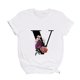 thumbnail image 2 of Gibobby Casual Playera de Manga Corta para Mujer Cuello corto Fashion Casual T imprimir Round Top Mujeres camisas femeninas(Blanco,XL), 2 of 4