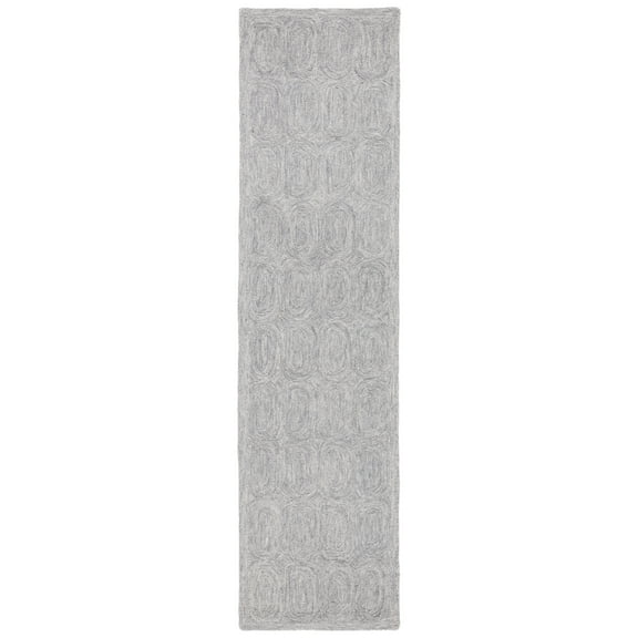 SAFAVIEH Metro Wichita Geometric Runner Rug, Grey, 2'3" x 9'