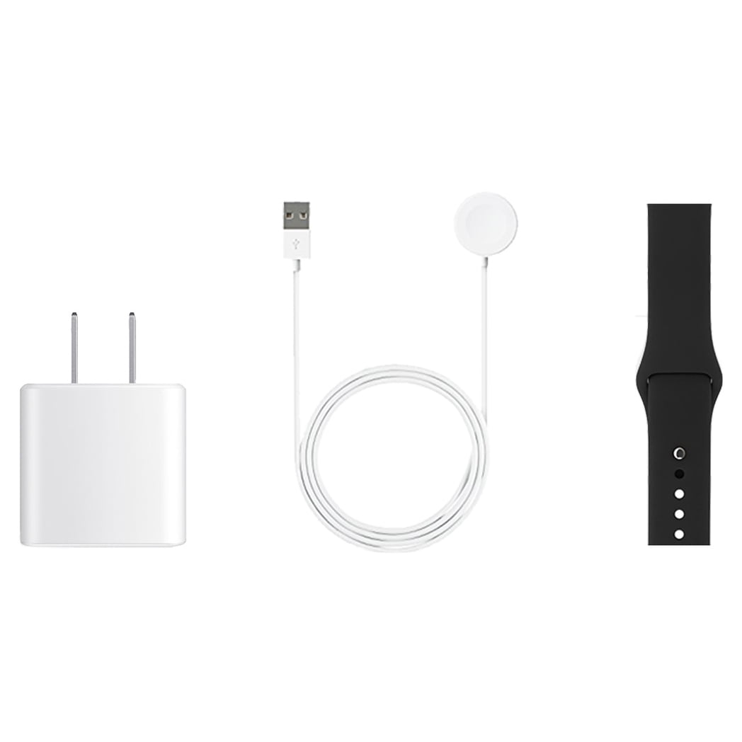 Restored Apple Watch Series 5 40mm GPS Aluminum Space Gray Black Sport Band Smartwatch (Refurbished)