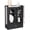 Black With Drawer, variant on Small Wooden Countertop Cabinet – Adjustable Shelves, Removable Hooks, for Perfume, Pantry, Essential Oils