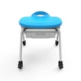 thumbnail image 3 of Luxor Stackable Classroom Stool with Wheels and Storage, 3 of 9