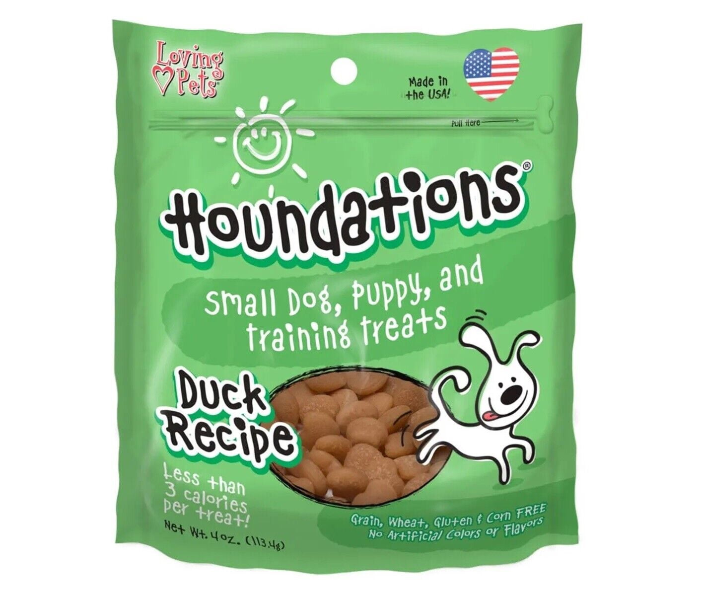Heart Shaped Small Dog Puppy Training Treats Beef Chicken Salmon Lamb or Duck (Full Set - All 5 Flavors)
