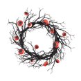thumbnail image 1 of Eyeball Wreath with String Lights Home Decor 18" Front Door Halloween Wreath for, 1 of 8