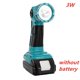 thumbnail image 1 of Lámpara LED de 3W/12W 18V Luz de Trabajo Linterna para Makita BL1430 BL1830 (sin Batería, sin Cargador) Batería de Litio USB Iluminación Exterior, 1 of 25