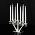 thumbnail image 4 of BalsaCircle 12" Clear Candelabra Candle Holder with Crystal Filler Centerpiece Glass Wedding Decorations, 4 of 8
