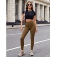 thumbnail image 6 of Women's High Waisted Yoga Leggings, Buttercore Ruched V-Back Tummy Control Workout Pants, 6 of 9