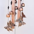 thumbnail image 3 of Cateissary Campana de viento de jardín hecha a mano de hierro, espacio al aire libre, toque elegante, campanas de viento para el hogar, Iluminación y accesorios 204-Colibrí(Copp, 3 of 6