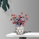 thumbnail image 3 of Jarrón de cerámica para flores, contenedor secas, adorno artístico coleccionable, jarrones de arte decorativo para el hogar, comedor, baño, Blanco Baoblaze florero, 3 of 7