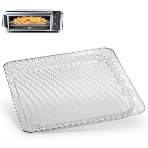 Replacement Air Fryer Basket for Ninja Foodi SP101 Air Fry Oven，Air Fryer Basket for Ninja Foodi Air Fryer Accessories,Stainless Steel Tray for Ninja Foodi SP100, SP101B1, SP101C