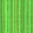 thumbnail image 1 of Ahgly Company Indoor Square Abstract Green Modern Area Rugs, 5' Square, 1 of 4