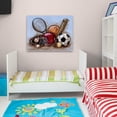 thumbnail image 2 of Marmont Hill Varsity Gear Print on Wrapped Canvas, 2 of 5