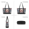 thumbnail image 6 of FORMRS Canvas Laptop Tote Bag for Women with 15.6" Computer Compartments Shoulder Handbag, Christmas Santa, 6 of 7