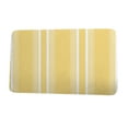 thumbnail image 1 of Upscale Getaway Dashing Stripe Yellow Stripe Print Bath Mat, 1 of 5