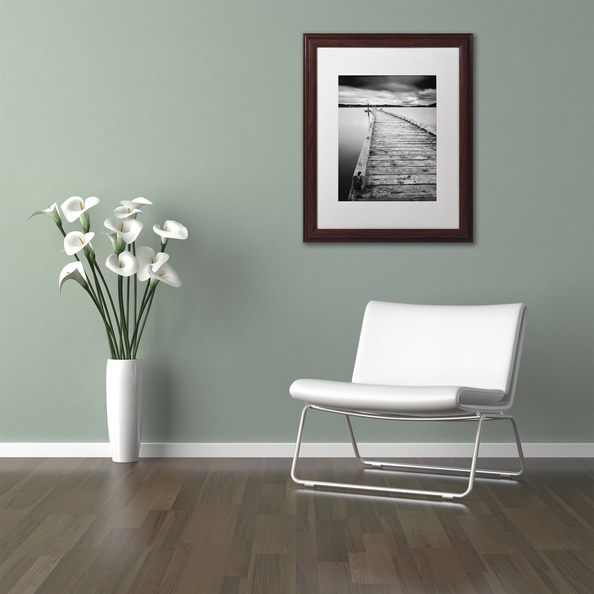 Moises Levy 'Motchia' Matted Framed Art